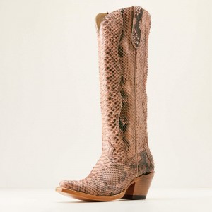 Ariat Sterling Emery Stretchfit Western Boot Rosewater Python Polska | ZPSDCU-157