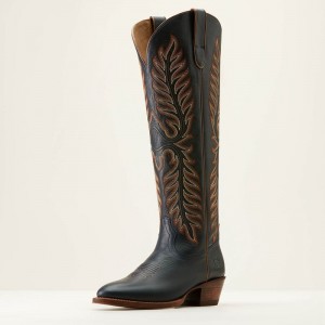 Ariat Sterling Margot Stretchfit Western Boot Premium Denim Polska | VJKOXU-749