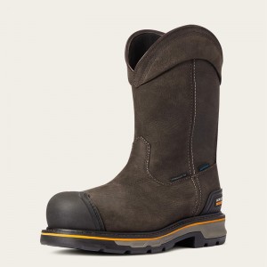 Ariat Stump Jumper Pull-On Waterproof Composite Toe Work Boot Kawa Polska | ZENCYP-106