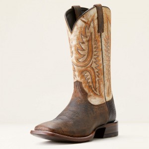 Ariat Tanglewood Cowboy Boot Maple/Warm Stone Polska | RGBKMT-827