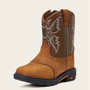 Ariat Td Lil' Stompers Durango Boot Brązowe Polska | VGIANE-509