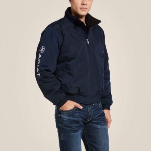 Ariat Team Insulated Jacket Granatowe Polska | IQJMYX-865