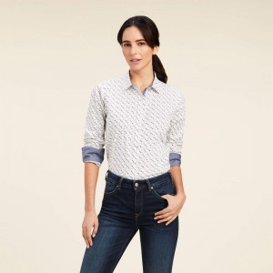 Ariat Tomales Shirt Bit Print Polska | UQAMBS-702