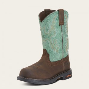 Ariat Tracey Waterproof Composite Toe Work Boot Brązowe Polska | CBSNRK-672