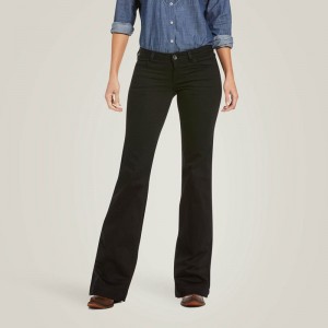 Ariat Trouser Mid Rise Forever Wide Leg Pant Rinse Polska | ZAQTSH-369