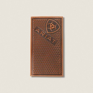 Ariat Weaved Rodeo Wallet Brązowe Polska | GQTPVH-274