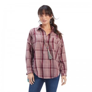 Ariat Wild West Tunic Wild West Plaid Polska | BNXWQZ-214