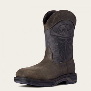 Ariat Workhog Xt Incognito Carbon Toe Work Boot Kawa Polska | ZDMOWJ-781