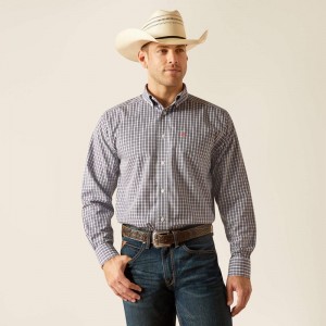 Ariat Wrinkle Free Walker Classic Fit Shirt Skyway Polska | KDGVML-938