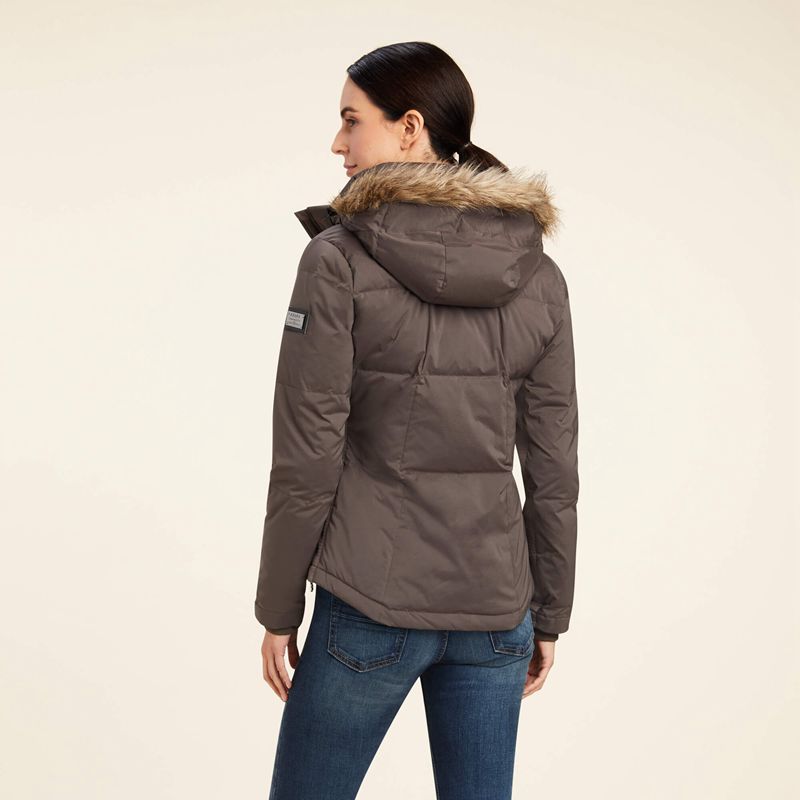 Ariat Altitude Down Jacket Banyan Bark Polska | WFTUNA-290