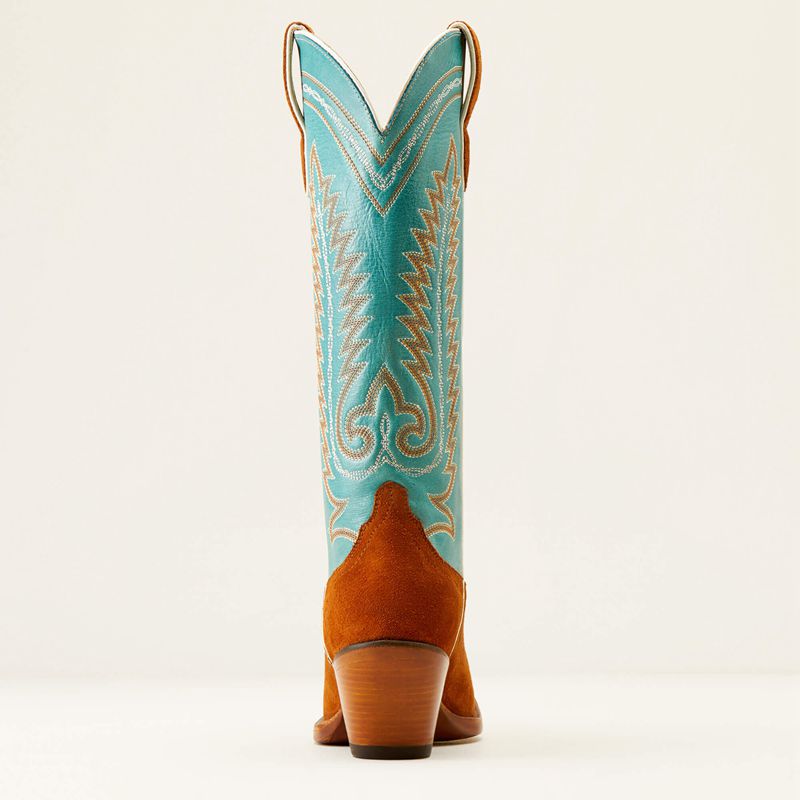 Ariat Ambrose Western Boot Turkusowe Polska | JCDIRK-043