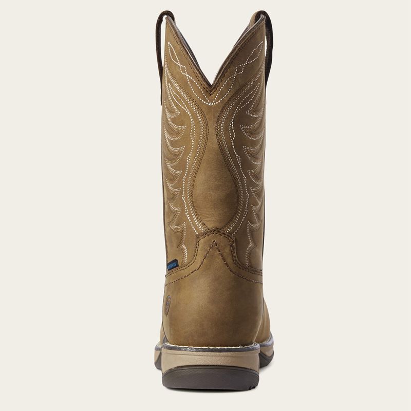 Ariat Anthem Waterproof Composite Toe Work Boot Brązowe Polska | DZNCFL-897