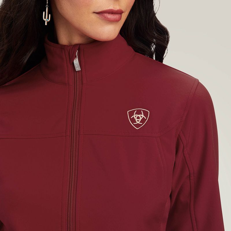 Ariat Aparejo Team Softshell Jacket Sun-Dried Tomato Polska | NJMCKH-705