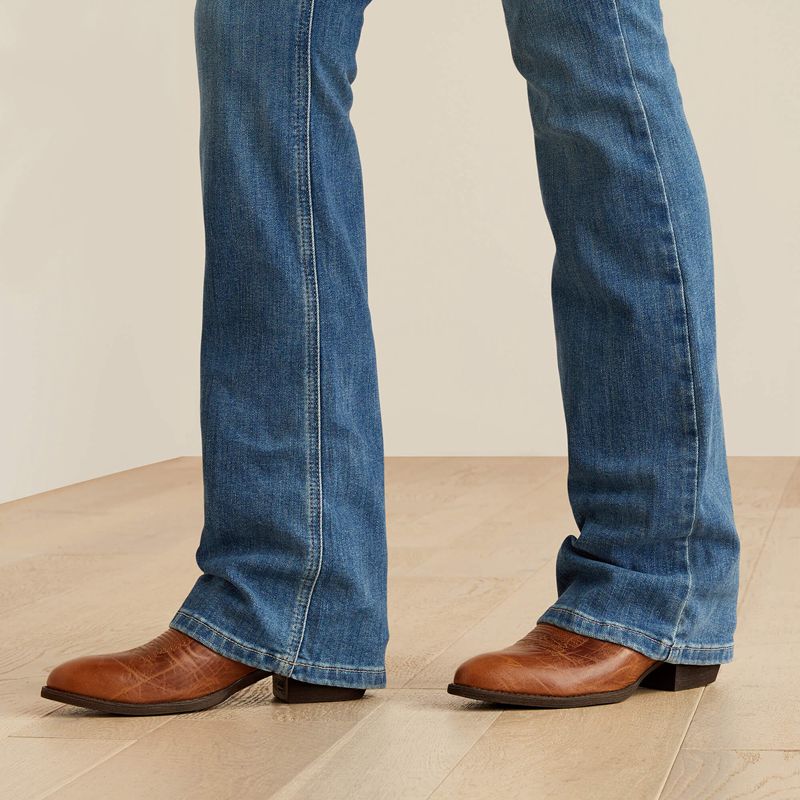 Ariat Arrow Fit Perfect Rise Lili Boot Cut Jeans Maine Polska | ONZQWK-619