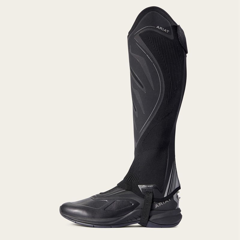 Ariat Ascent Half Chap Czarne Polska | CIESLA-028