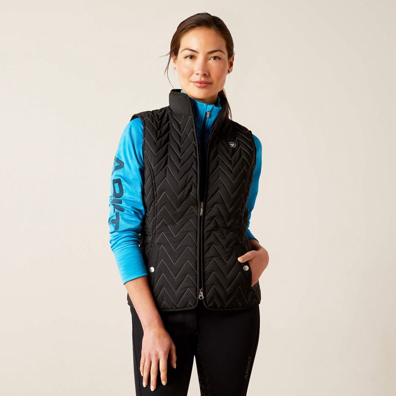 Ariat Ashley Insulated Vest Czarne Polska | QXITHU-196