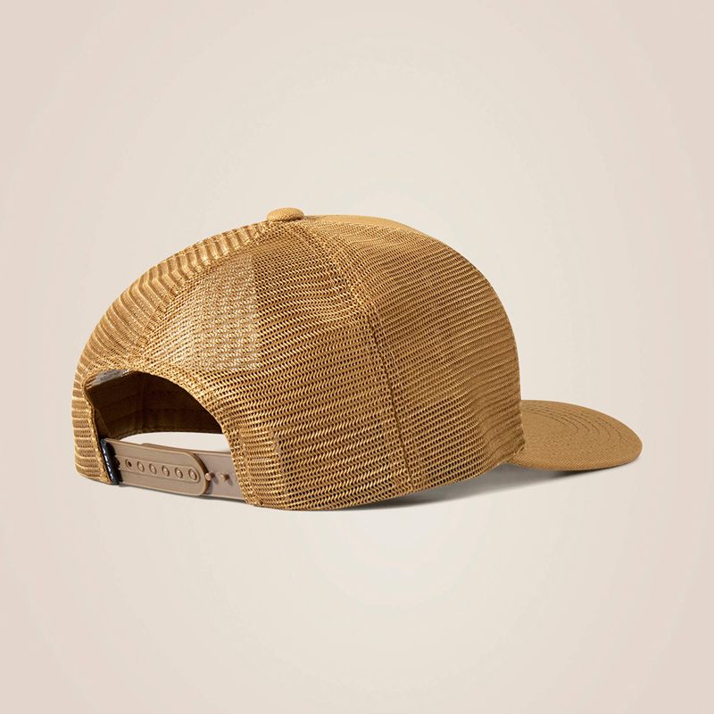 Ariat Aztec Logo Patch Cap Beige/Khaki Polska | DYWGKS-357