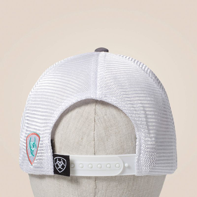 Ariat Aztec Logo Snapback Cap Szare Polska | WPQBSD-809