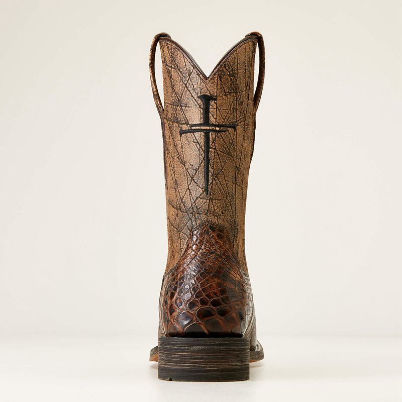 Ariat Backwater Western Boot Brązowe Polska | IFNVXY-104