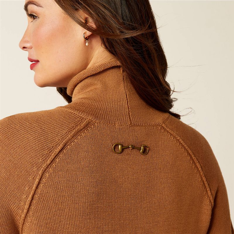 Ariat Bahia Sweater Camel Polska | WNJHAL-852