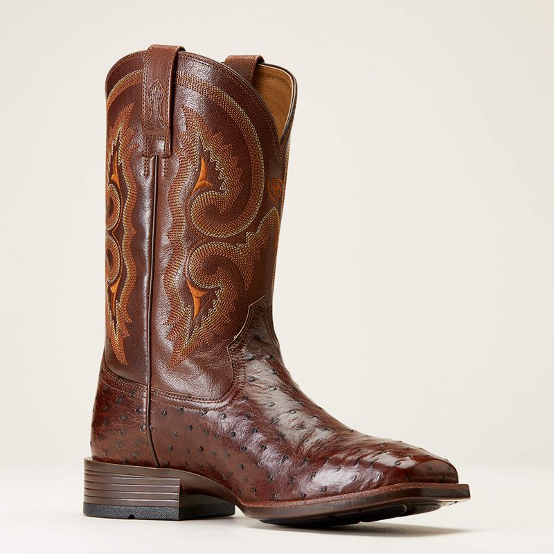 Ariat Barley Ultra Western Boot Ciemny Polska | FKQUTI-190