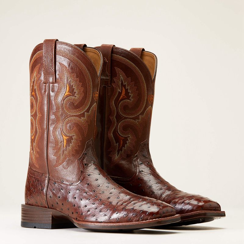 Ariat Barley Ultra Western Boot Ciemny Polska | FKQUTI-190