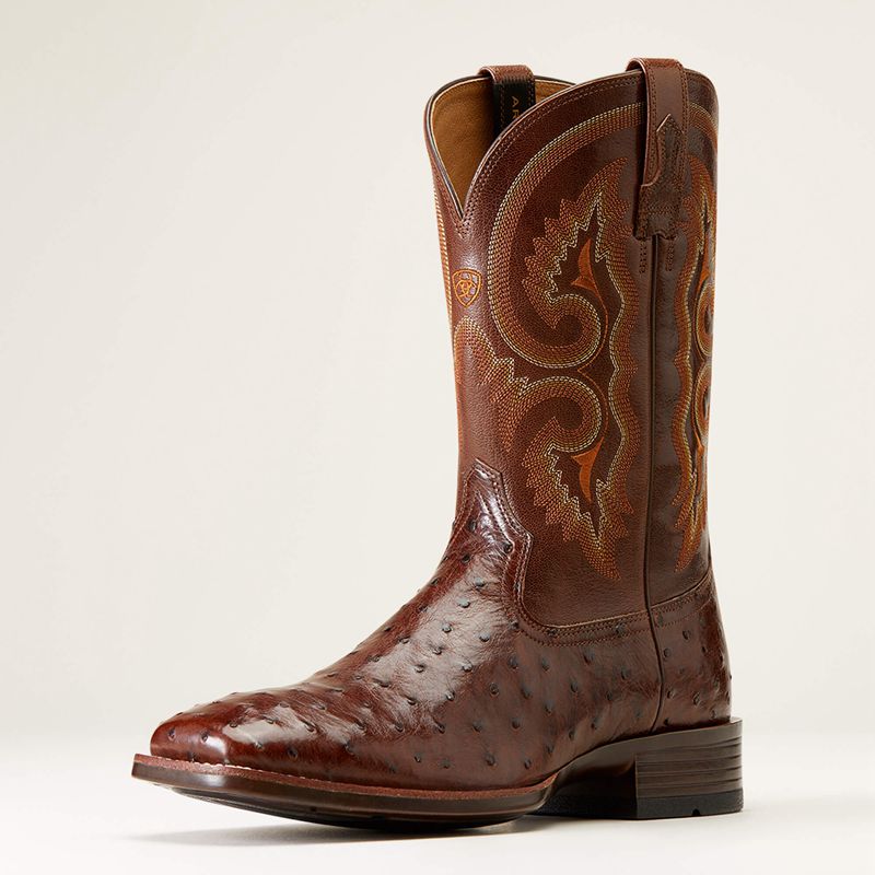 Ariat Barley Ultra Western Boot Ciemny Polska | FKQUTI-190