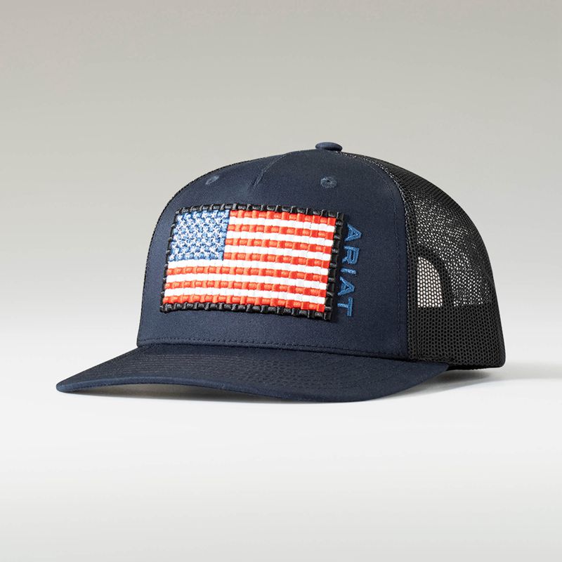 Ariat Basket Weave Flag Cap Multi Polska | VKPYJO-204