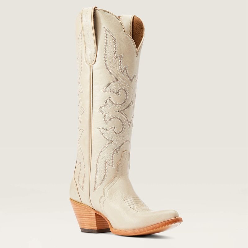 Ariat Belinda Stretchfit Western Boot Bone Polska | AGIMYV-420