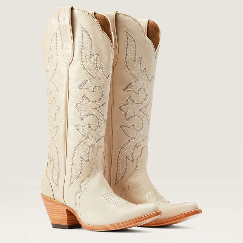 Ariat Belinda Stretchfit Western Boot Bone Polska | AGIMYV-420