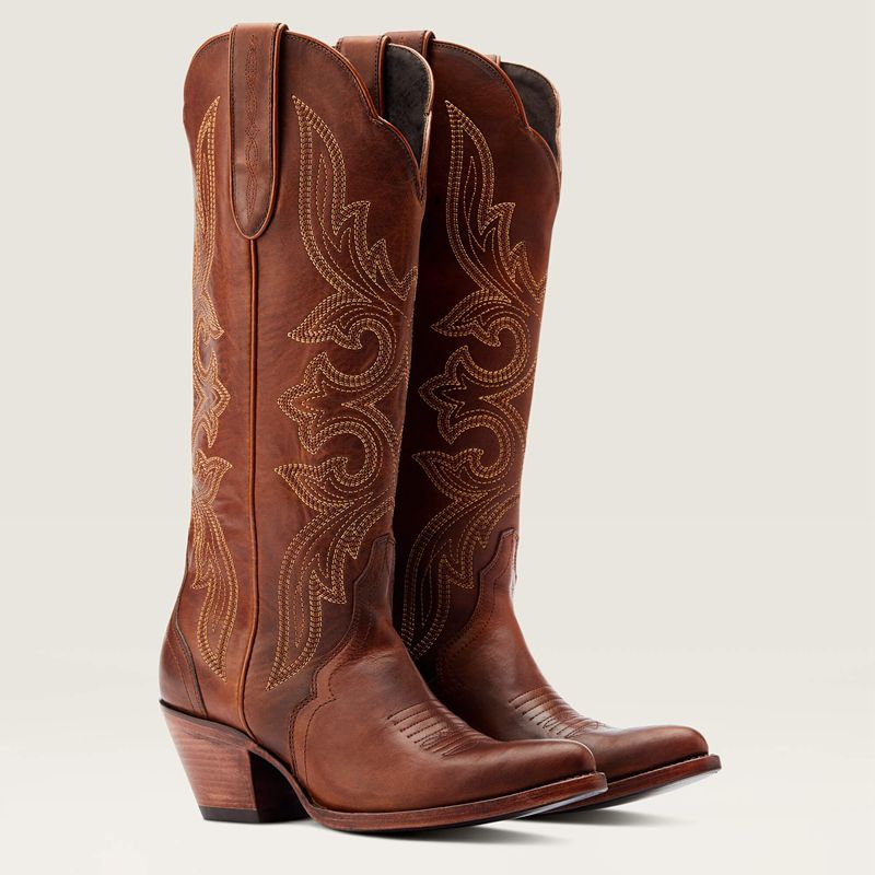 Ariat Belinda Stretchfit Western Boot Brązowe Polska | JLWONU-721