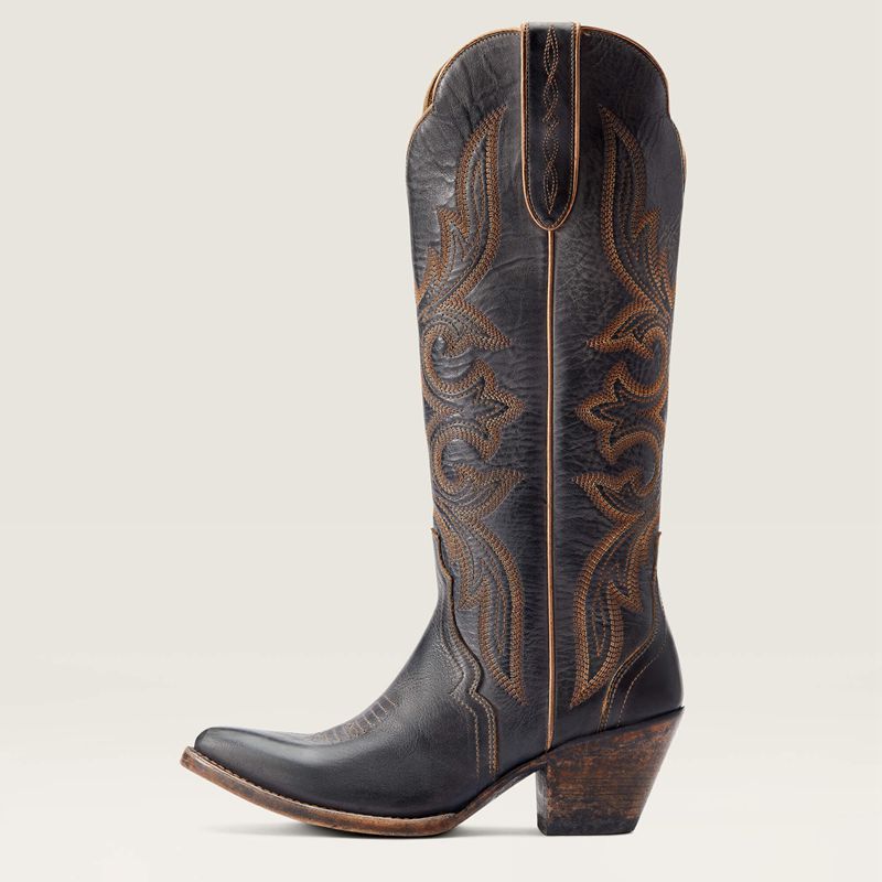 Ariat Belinda Stretchfit Western Boot Czarne Polska | IYEHKR-961