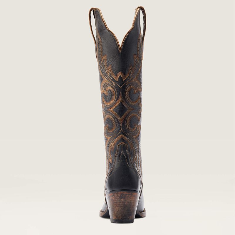 Ariat Belinda Stretchfit Western Boot Czarne Polska | IYEHKR-961