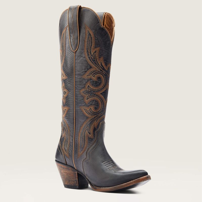 Ariat Belinda Stretchfit Western Boot Czarne Polska | IYEHKR-961