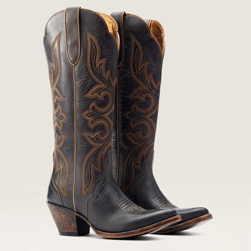 Ariat Belinda Stretchfit Western Boot Czarne Polska | IYEHKR-961