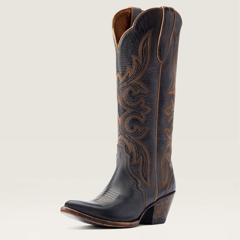 Ariat Belinda Stretchfit Western Boot Czarne Polska | IYEHKR-961