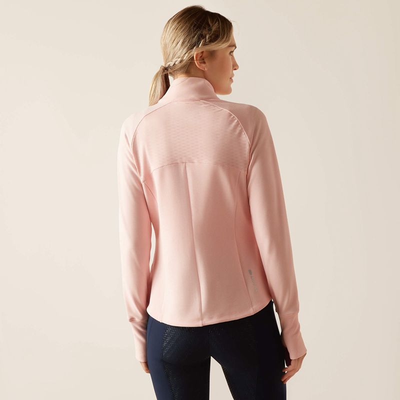 Ariat Bellatrix Full Zip Sweatshirt First Blush Polska | LVBDTH-386