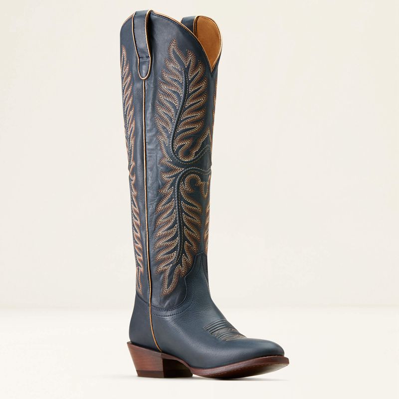 Ariat Belle Stretchfit Western Boot Granatowe Polska | KTGPYO-065