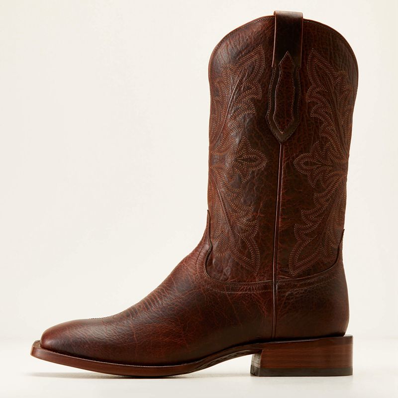 Ariat Bench Made Bassett Cowboy Boot Brązowe Polska | FYVOME-235