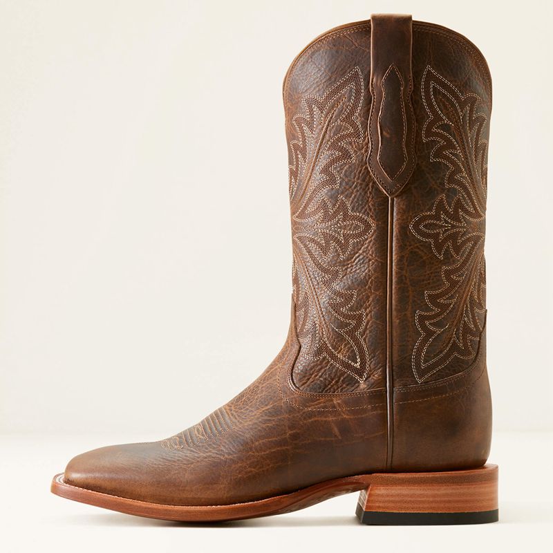 Ariat Bench Made Bassett Cowboy Boot Brązowe Polska | FCJLTU-658