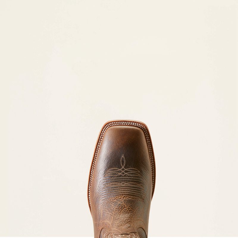 Ariat Bench Made Bassett Cowboy Boot Brązowe Polska | FCJLTU-658