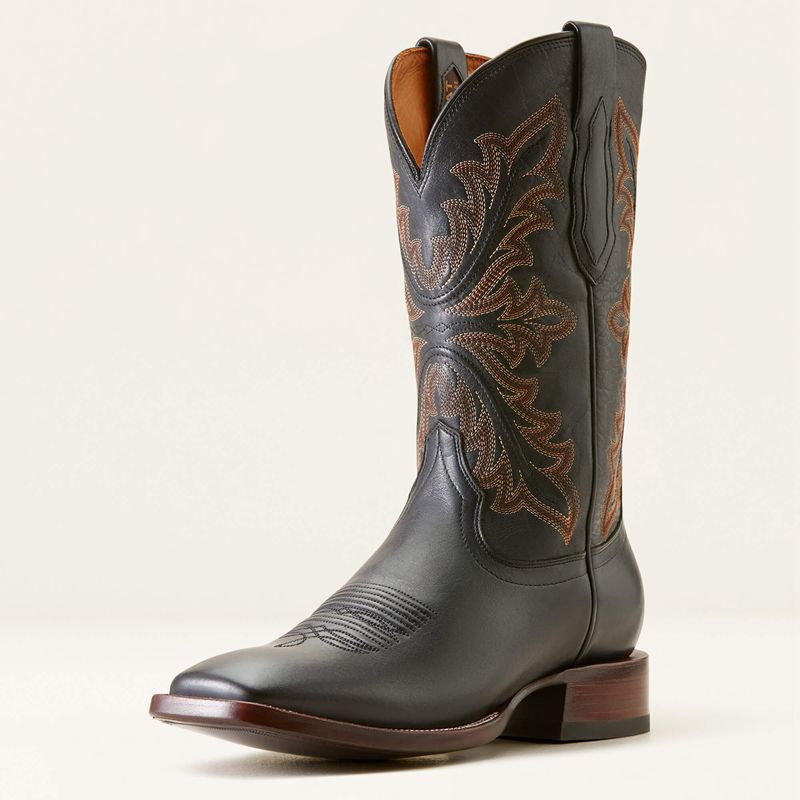 Ariat Bench Made Bassett Cowboy Boot Czarne Polska | XYEJVO-862