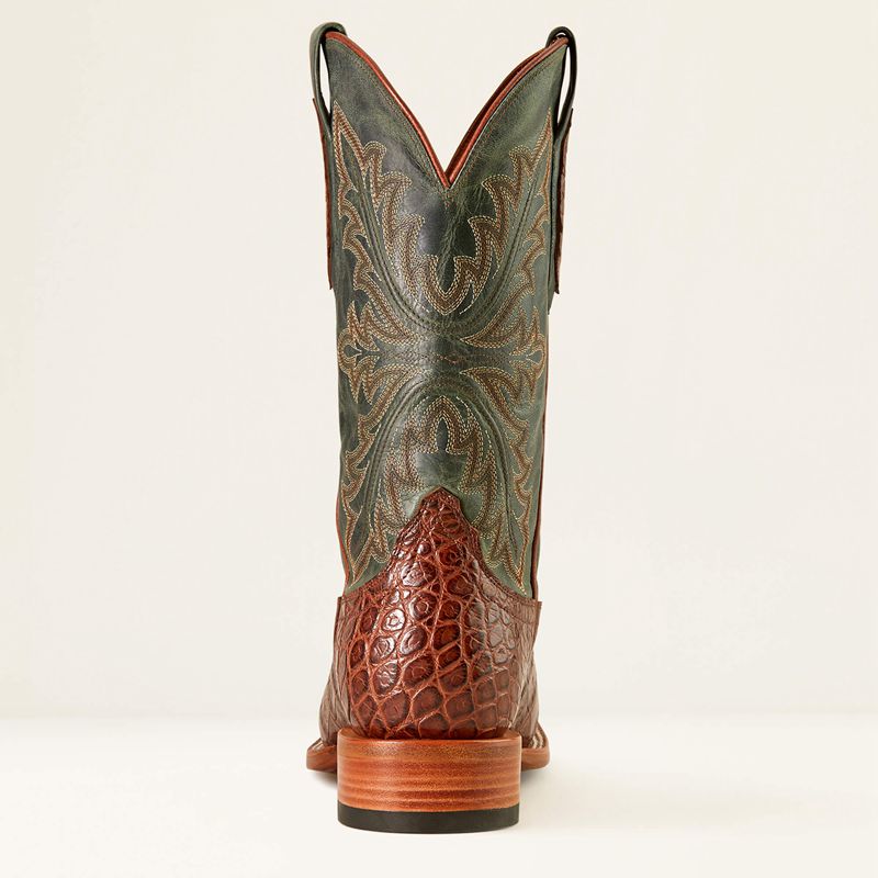 Ariat Bench Made Bassett Western Boot Zielone Polska | HBXCVS-876