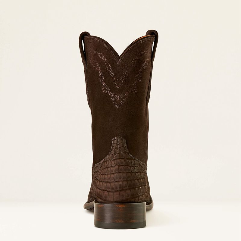 Ariat Bench Made Clanton Western Boot Czekolada Czekolada Polska | DAPKHJ-037