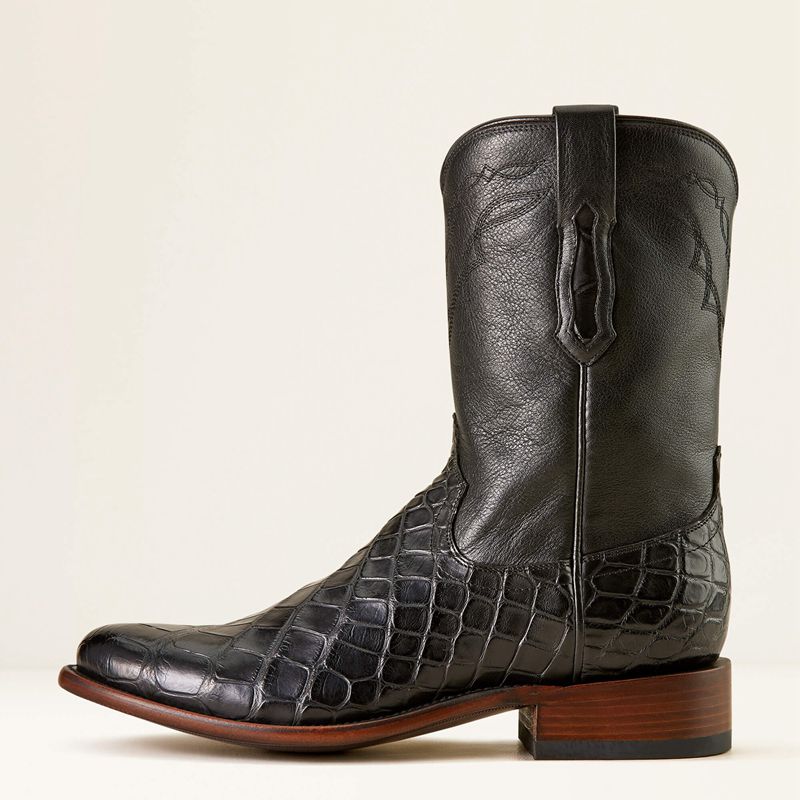 Ariat Bench Made Clanton Western Boot Czarne Czarne Polska | KBYTOR-740