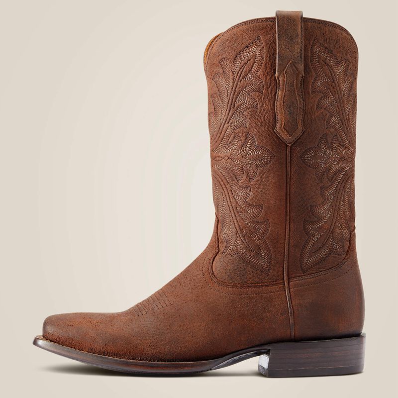 Ariat Bench Made Hardin Western Boot Hickory Elk Polska | ZANKCJ-524