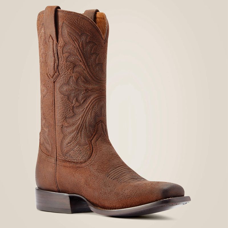 Ariat Bench Made Hardin Western Boot Hickory Elk Polska | ZANKCJ-524