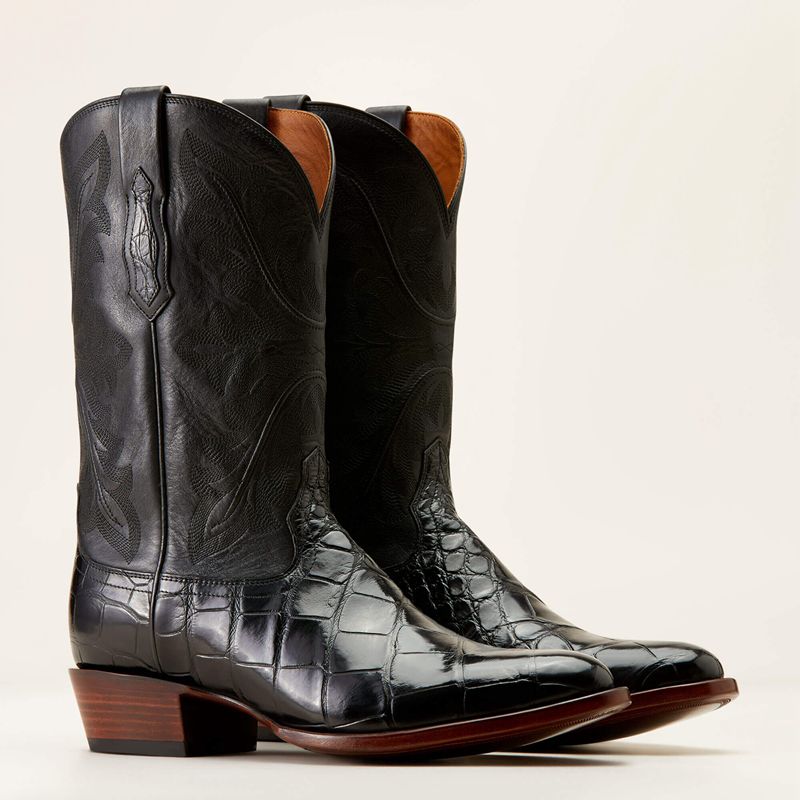 Ariat Bench Made James Western Boot Czarne Polska | ZUPEIG-137