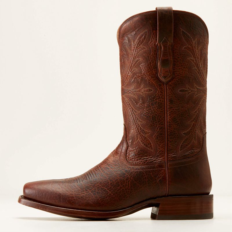 Ariat Bench Made Stilwell Cowboy Boot Brązowe Polska | LVBPZN-481