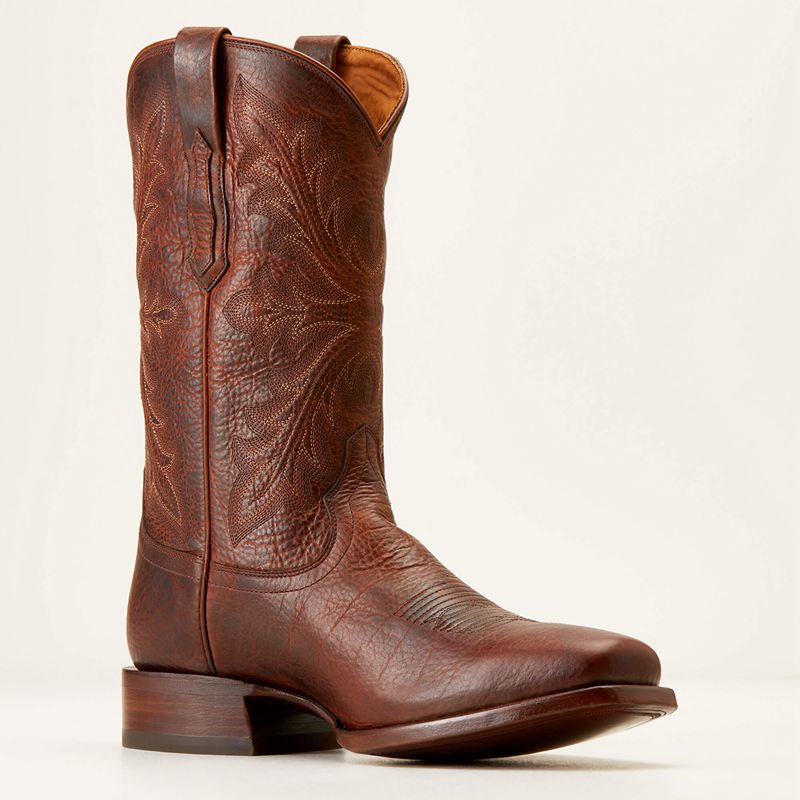 Ariat Bench Made Stilwell Cowboy Boot Brązowe Polska | LVBPZN-481